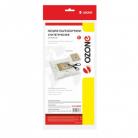 Универсальные мешки-пылесборники для пылесосов пылесоса, фланец 120х190, 2 шт, Ozone, XS-UN02NZ