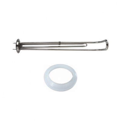 Комплект ТЭН 2кВт (2000Вт) RF для горизонтального водонагревателя  Polaris, Timberk, под анод М4 + прокладка, П2000K1