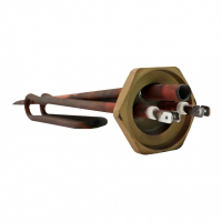 ТЭН 2кВт (2000Вт) RCT, резьбовой 42мм для Bosch, Real, Gorenje, трубка под термостат D10, 282338