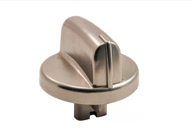 Набор 4 шт Ручка регулировки режимов конфорки электроплиты, оригинал Gefest (Серебро) (1500.03.0.000-04), KM15000304