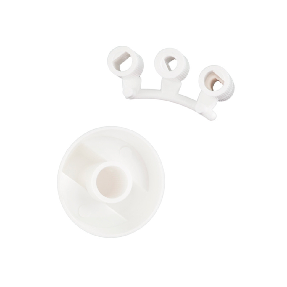 Набор 5 шт Ручка переключения плиты универсальная белая, KMW1002