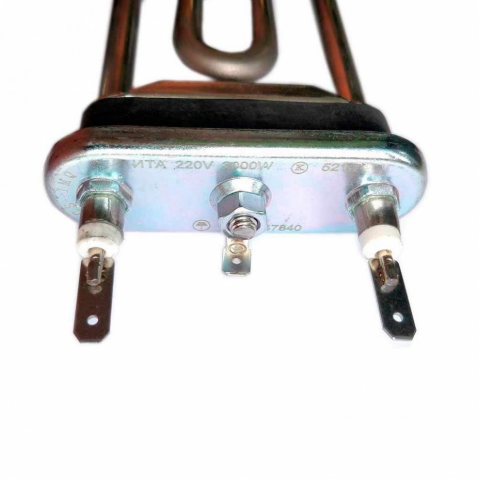 ТЭН 3000W (3 кВт) для промышленной стиральной машины, 47840 ТЭН 3000W (3 кВт) для промышленной стиральной машины, 47840