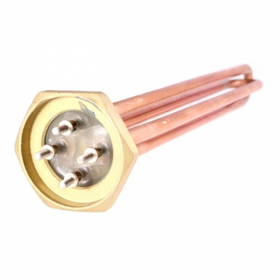 ТЭН RDT для нагрева воды 4кВт, L300мм, G1" 1/4 D42мм, медный, Эван, Protherm, 282403 ТЭН RDT для нагрева воды 4кВт, L300мм, G1" 1/4 D42мм, медный, Эван, Protherm, 282403