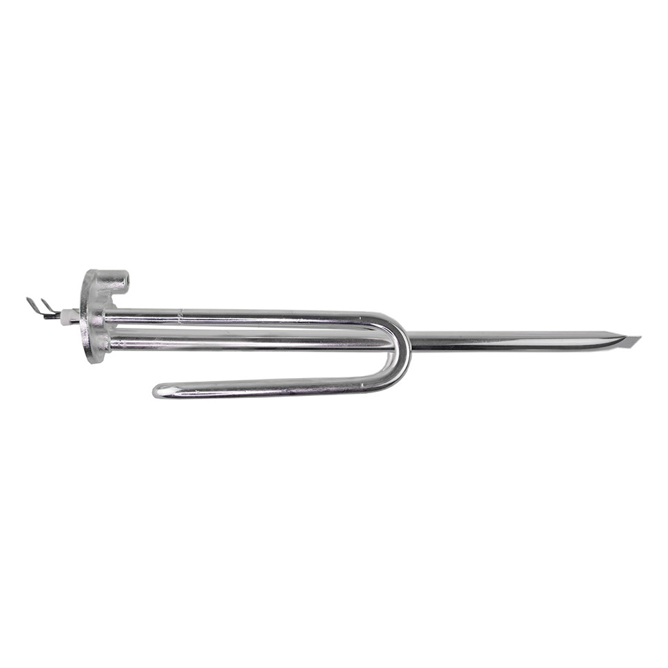 ТЭН 1,5кВт (1500Вт) RCF для водонагревателя Ariston, Thermex ERS/ESS , под анод М6, Silver, трубка под термостат D10мм, 20460S