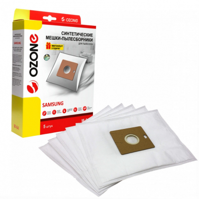 Мешки Ozone для пылесосов Samsung, 5 шт. с микрофильтром, M-04NZ