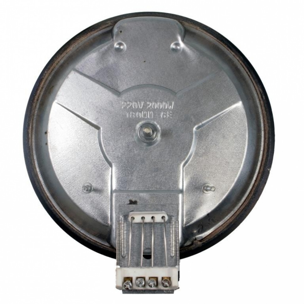 Чугунная конфорка для электрической плиты Ariston, Indesit, Gefest, Gorenje 2000Вт, 180мм универсальная, 918020 Чугунная конфорка для электрической плиты Ariston, Indesit, Gefest, Gorenje 2000Вт, 180мм универсальная, 918020