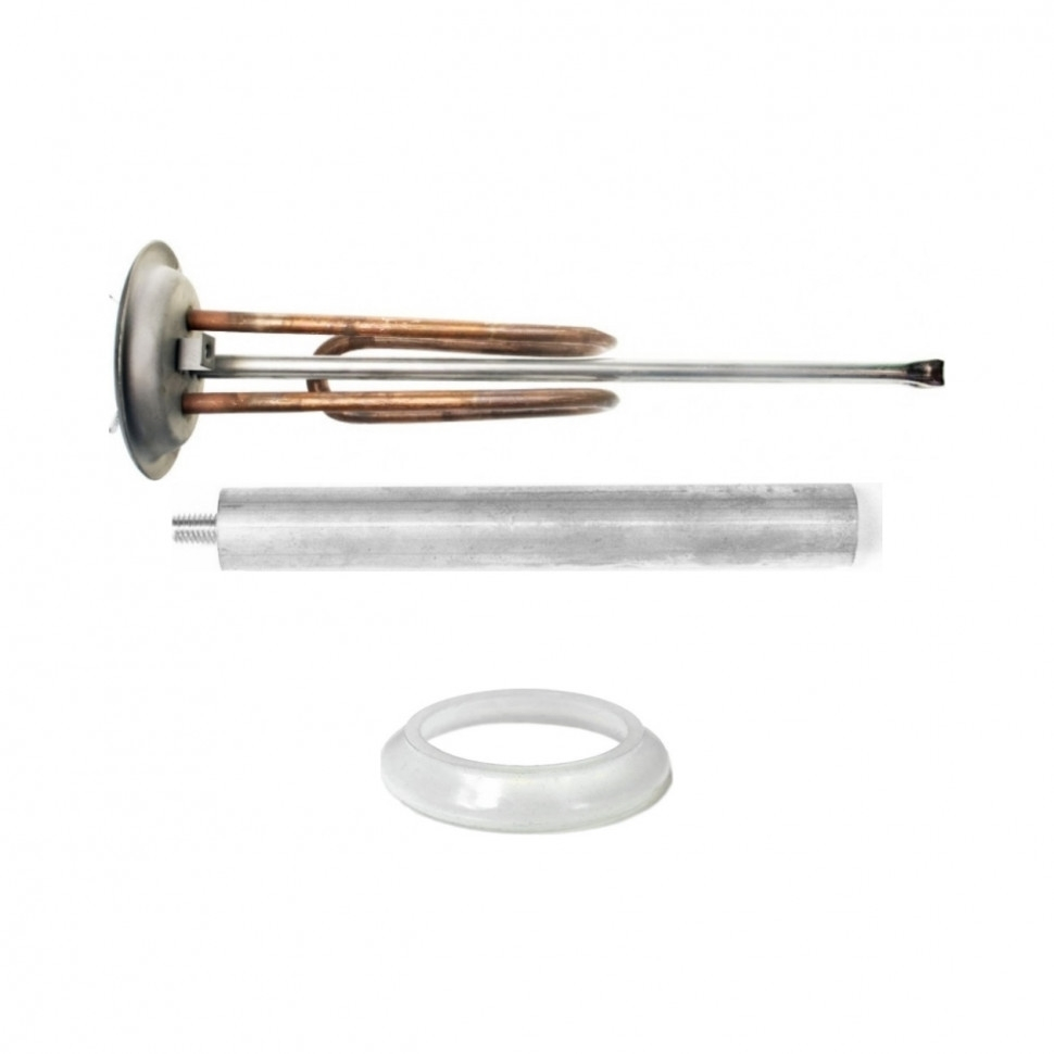 Комплект ТЭН 1,5кВт (1500Вт) RF для водонагревателя Electrolux фланец 92 мм + прокладка + анод, 10081K