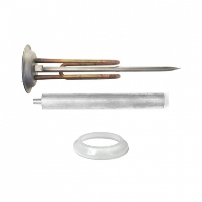 Комплект ТЭН 1,5 кВт (1500 Вт) RF для водонагревателя Electrolux, фланец 92 мм + прокладка + анод, 10083K