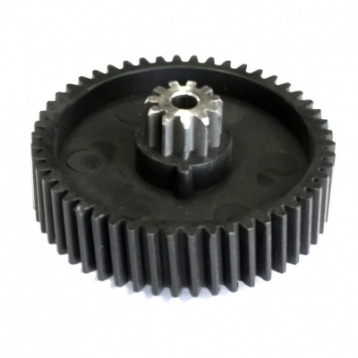 Шестерня мясорубки D46мм, d12мм, H216мм, 50/11 зубцов для Moulinex, h1072