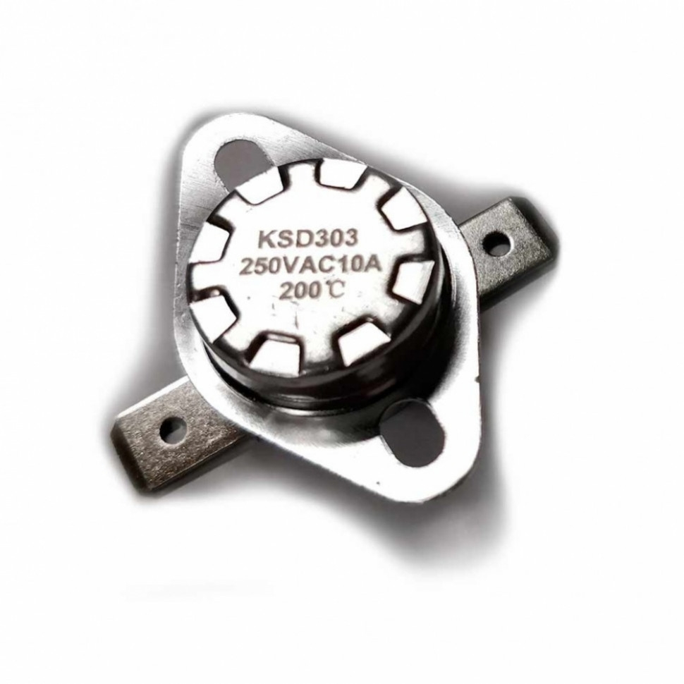 Термостат для водонагревателя Thermex, Ariston, Electrolux KSD303, 10A 200°С биметаллический самовозвратный, 310200