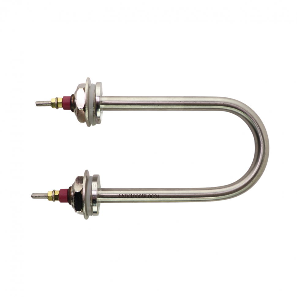 ТЭН 1000Вт, нерж, М22, L165мм, межосевое расстояние 75мм, ф2, 220В, 05.100-1