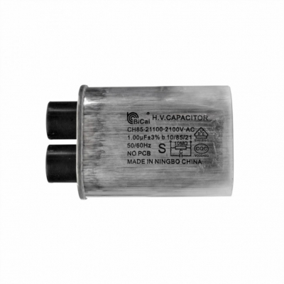 Конденсатор СВЧ печи CH85 1±3%мкФ, для LG, Samsung, Bosch, высоковольтный, 21...