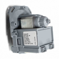 Сливной насос (помпа) для стиральной машины Bosch, Candy, Siemens, Whirlpool, Askoll M50, 30W, 3 защёлки, Р002
