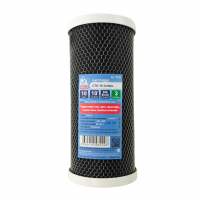 Набор 2 шт Картридж для фильтра воды ИТА прессованный уголь CTO 10" для корпуса Big Blue (Jumbo), KMF30503 Набор 2 шт Картридж для фильтра воды ИТА прессованный уголь CTO 10" для корпуса Big Blue (Jumbo), KMF30503