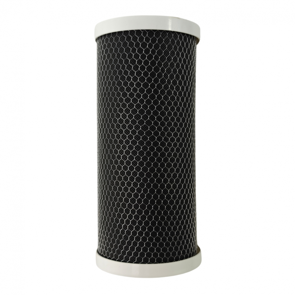 Набор 2 шт Картридж для фильтра воды ИТА прессованный уголь CTO 10" для корпуса Big Blue (Jumbo), KMF30503 Набор 2 шт Картридж для фильтра воды ИТА прессованный уголь CTO 10" для корпуса Big Blue (Jumbo), KMF30503