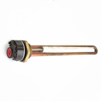 Комплект ТЭН 1,5кВт (1500Вт) RDT резьбовой 42мм для Ariston, Real + термостат + прокладка + анод, Р50362