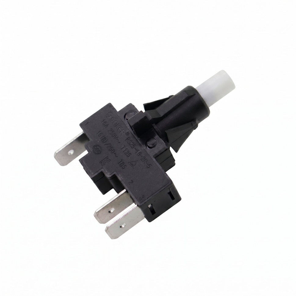 Набор 4 шт Кнопка розжига Gefest (ПКН506.2-222, Круг, Черная), KMПКН5062222
