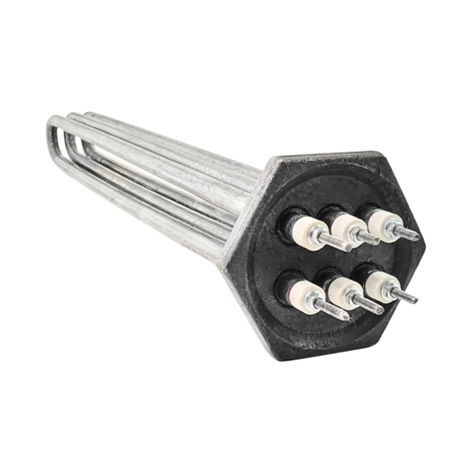 БЛОК-ТЭН RDT, 18000Вт(6000x3), черн, G2 1/2", L555мм, 220/380В, для Kessel, УМТ, Урал-Микма-Терм, Alterm Пирамида, 68718