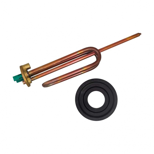 Комплект ТЭН 1,5 кВт (1500 Вт) RCF для водонагревателя Ariston под анод М6 + прокладка, 65111790