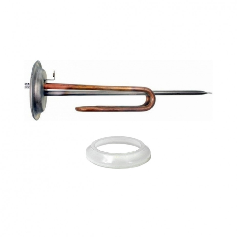 Комплект ТЭН 1,5кВт (1500Вт) RF для водонагревателя Electrolux EWH Quantum Pro, под анод М6, фланец 92 мм + прокладка, 20098K1