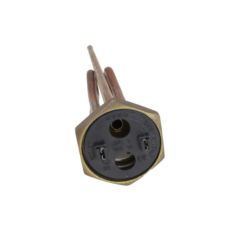 ТЭН 1,2кВт (1200Вт) RCT, резьбовой 42мм для Ariston, De Luxe, Real, Thermex, под анод М6, R182295