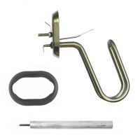 Комплект ТЭН 1,5кВт (1500Вт) для водонагревателя Ariston 10, 15, 30 литров + прокладка + анод, 3766K