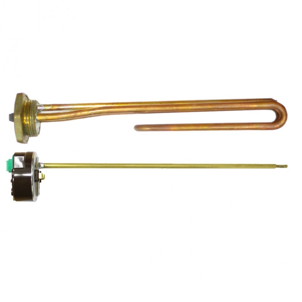 Комплект ТЭН 3кВт (3000Вт) RCT резьбовой 42мм для нагрева воды Аристонт + терморегулятор + прокладка, R60306