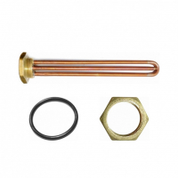 Комплект ТЭН 1,5 кВт (1500 Вт) RDT, резьбовой 42 мм для Ariston, De Luxe, Real, Thermex, под анод М6 + прокладка + контргайка, 30291K Комплект ТЭН 1,5 кВт (1500 Вт) RDT, резьбовой 42 мм для Ariston, De Luxe, Real, Thermex, под анод М6 + прокладка + контргайка, 30291K