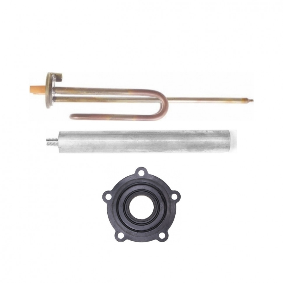 Комплект ТЭН 1,5 кВт (1500 Вт) RCF для водонагревателя Ariston + прокладка + анод, R184280K4 Комплект ТЭН 1,5 кВт (1500 Вт) RCF для водонагревателя Ariston + прокладка + анод, R184280K4