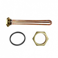 Комплект ТЭН 1,5 кВт (1500 Вт) RDT, резьбовой 42 мм для Ariston, De Luxe, Real, Thermex, под анод М6 + прокладка + контргайка, 282200K