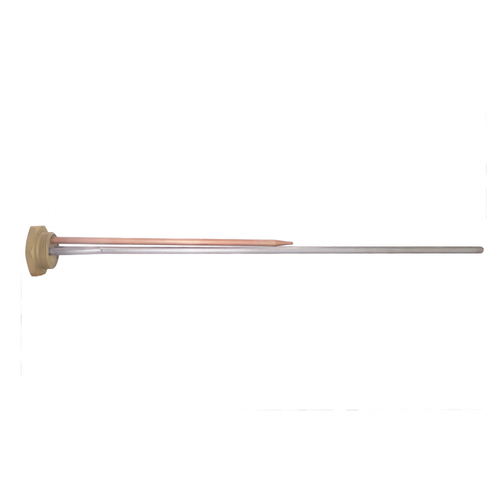 ТЭН для чугунной батареи отопления (радиатора) 3 кВт, нерж, D42, G1 1/4", L514мм, 220V, ИТАТЭН, 24071