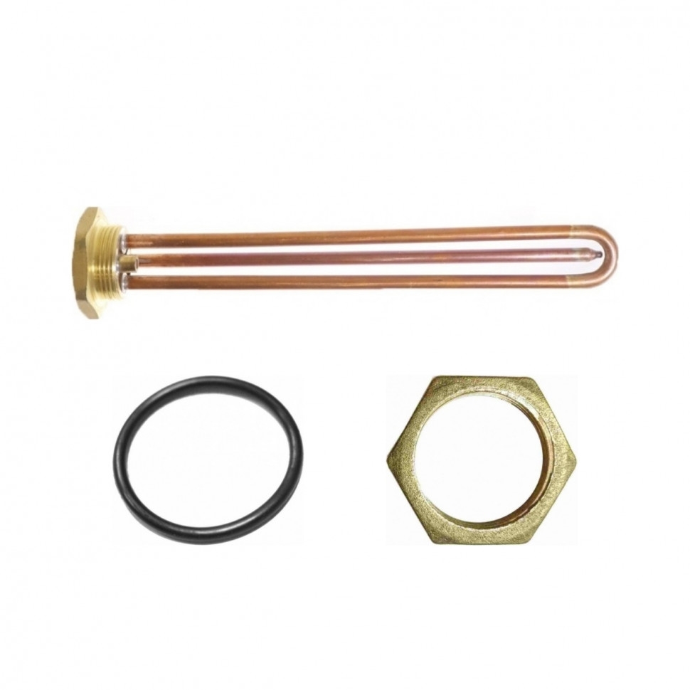 Комплект ТЭН 3кВт (3000Вт) RDT, резьбовой 42мм для Ariston, De Luxe, Real, Thermex, под анод М6 + прокладка + контргайка, 282246K Комплект ТЭН 3кВт (3000Вт) RDT, резьбовой 42мм для Ariston, De Luxe, Real, Thermex, под анод М6 + прокладка + контргайка, 282246K