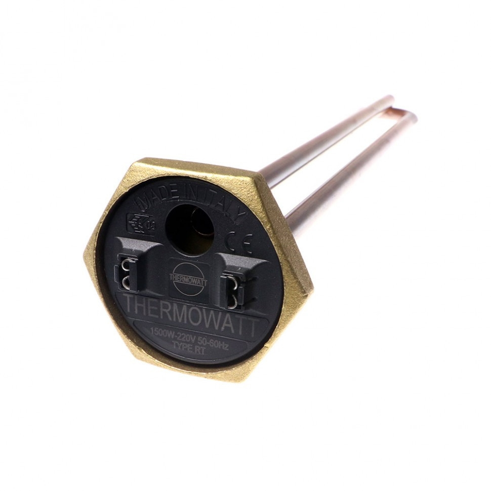 ТЭН 1,5кВт (1500Вт) RDT, резьбовой 42 мм для Ariston, De Luxe, Real, Thermex, 182222
