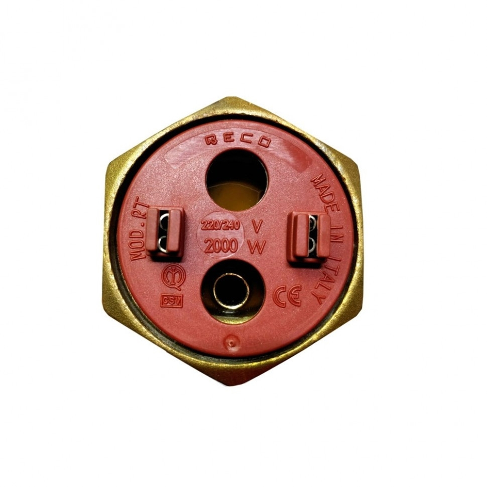 ТЭН 2кВт (2000Вт) RDT, резьбовой 42мм для Ariston, De Luxe, Real, Thermex, под анод М6, R182244